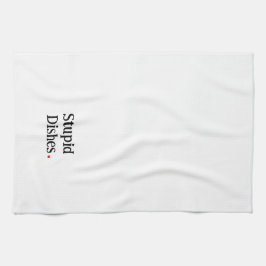 Lustigt Stupid Days Kitchen Towel Kökshandduk