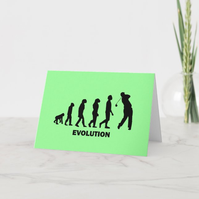 Lustigt superskoj golf kort (Framsida)