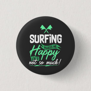 Lustigt surfing-citat knapp
