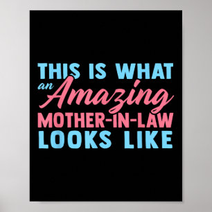 Lustigt Svärmor från dotter Mors dag Wome Poster
