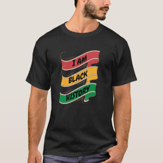 Lustigt svart historiemånad: Jag är svart historia T Shirt