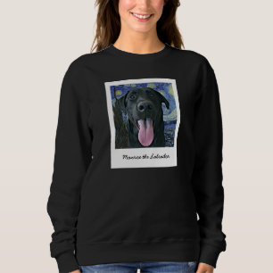 Lustigt Svart lab Personlig - foto och text T Shirt