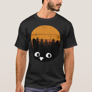 Lustigt svart Vintage - kundreskonstruktion T Shirt