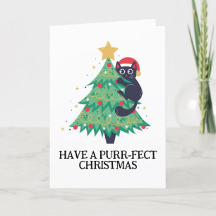 lustigt svarta julgrattkort helgkort