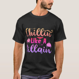 Lustigt t-shirt-BARN" SOM EN VILLAIN-01 T Shirt