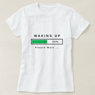 Lustigt T-Shirt-dokument - Uppvaknande - Anpassade T Shirt
