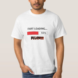 Lustigt t-shirt för manar FART LOADING SPRINGA