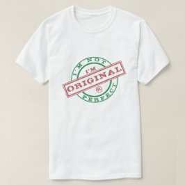 Lustigt T-Shirt Frimärke-text - Anpassningsbar