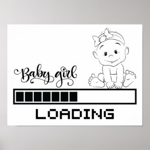 Lustigt T-shirt Infant Gravid Child Mor Poster