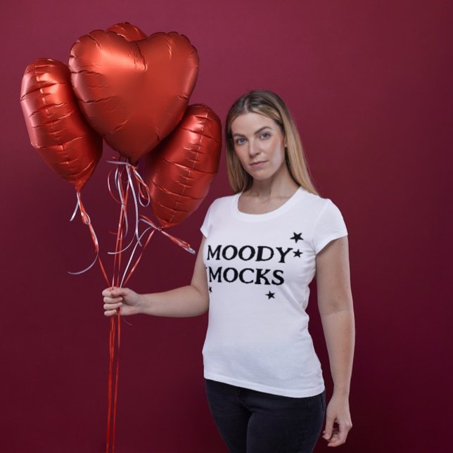 Lustigt T-shirt med frasen "MOODY MOCKS" (Skapare uppladdad)