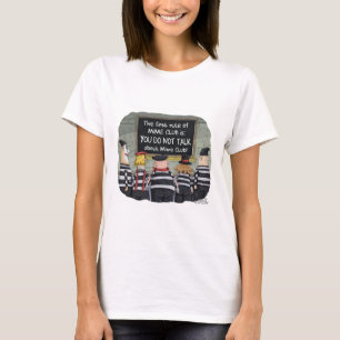 Lustigt T-Shirt med mimes.