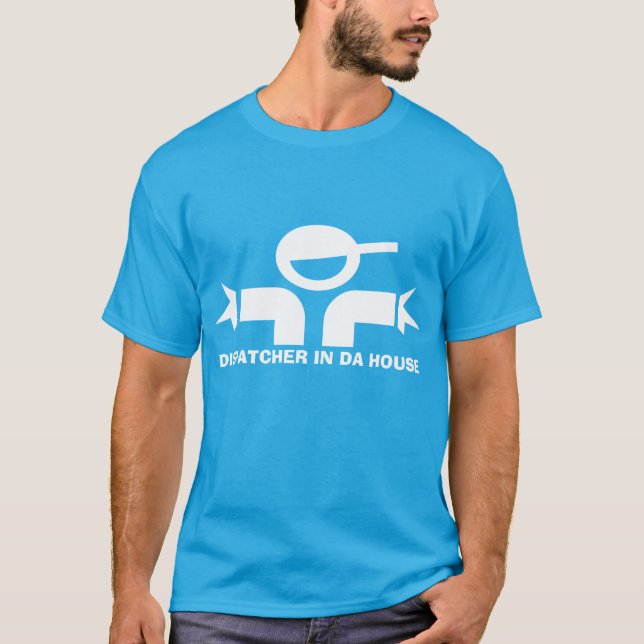 Lustigt t-shirt med offert för utskickare (Framsida)