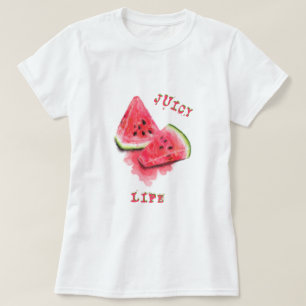 Lustigt T-Shirt med Sweet Juicy Watermelons