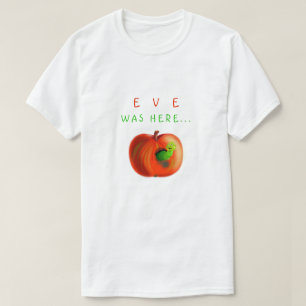 Lustigt T-Shirt Text - Kväll var här - Paradise Ap
