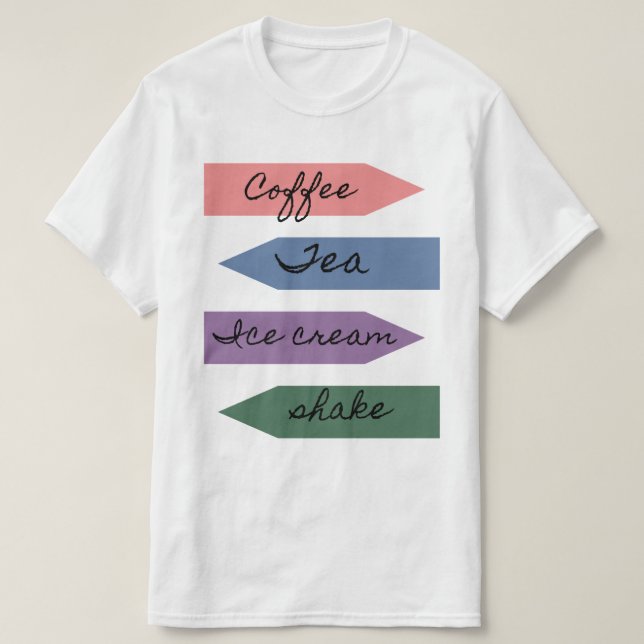 Lustigt t-shirt-text t shirt (Design framsida)