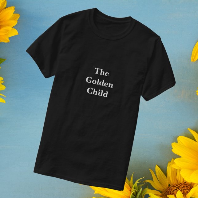 Lustigt t-shirt "The Golden Child" (Skapare uppladdad)