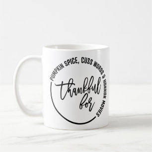 Lustigt tack för Thanksgiving Kaffemugg
