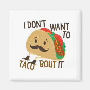 Lustigt Taco Magnet