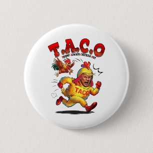 Lustigt Taco Trump Chickens Out Shirt Manar Wom Knapp