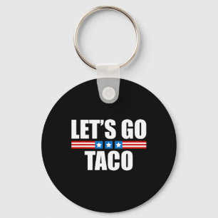 Lustigt Taco Trump Chickens Ut - 4 juli Nyckelring