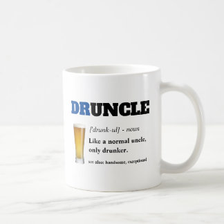 Lustigt tal - Druncle Funny farbror Kaffemugg