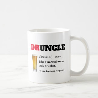 Lustigt tal - Druncle Funny farbror Kaffemugg