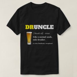 Lustigt tal - Druncle Funny farbror T Shirt