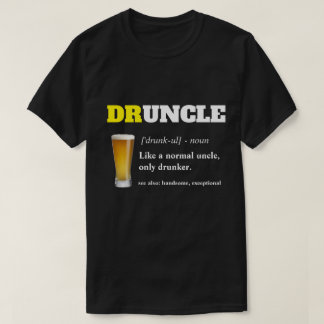 Lustigt tal - Druncle Funny farbror T Shirt