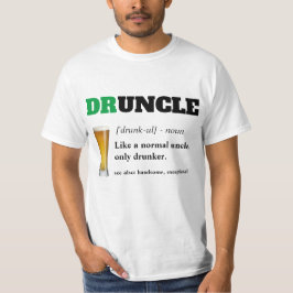 Lustigt tal - Druncle Funny farbror T Shirt