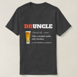 Lustigt tal - Druncle Funny farbror T Shirt