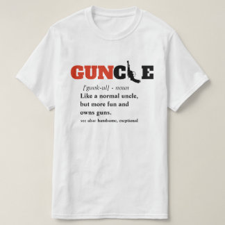 Lustigt tal - GUNcle Funny farbror Gun T Shirt