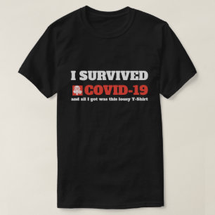 Lustigt tal - jag Överlevt Covid 19 Coronavirus T Shirt