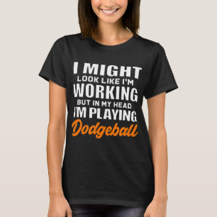 Lustigt Team Sports Gaga ball Dodgeball T Shirt