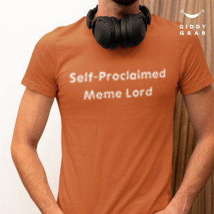 Lustigt teckencitattecken Självproklamerad Meme Lo T Shirt