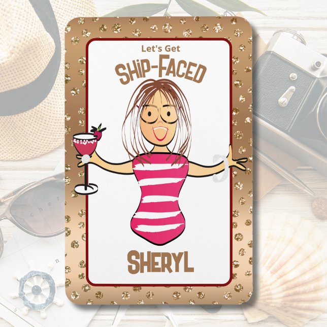 Lustigt Tecknad av Frakt för henne Magnet (Skapare uppladdad)