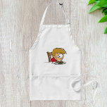 Lustigt Tecknad Boy Excted for Middag Förkläde<br><div class="desc">Vi presenterar vår härliga "Middagsglädje" Apron, med en vacker bild av en glad pojke som räddar en svindlande måltid! Den här charmerande plattan fångar familjedödarnas innersta väsen och glädjen att hänge sig åt en varm fest. Den här plattan är gjord av en tålig väv av hög kvalitet och tillför inte...</div>