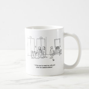 Lustigt Tecknad Family Accountant Gift! Kaffemugg