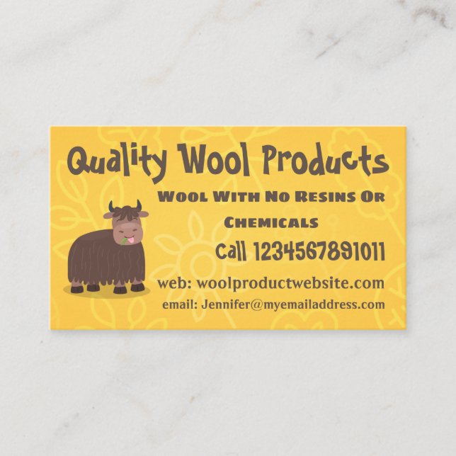 Lustigt tecknad för att äta gräs i lycklig visitkort (Framsida)