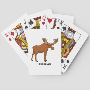 Lustigt tecknad illustration casinokort