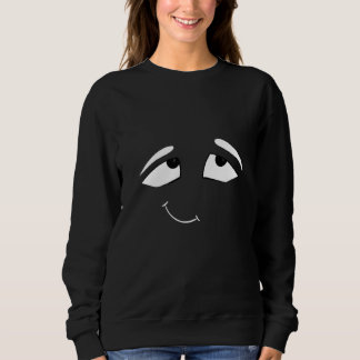 Lustigt tecknad, lustigt ansikte, tecknad shirt w1 t