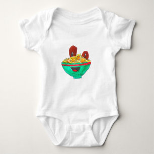 Lustigt tecknad spaghetti köttbullar t shirt