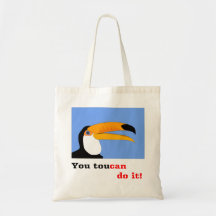 Lustigt tecknad tecknad Toucan fågelskämt