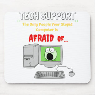 Lustigt teknisk support - Dator Afraid of....pn Musmatta