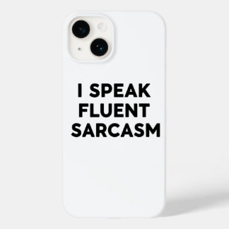 : Lustigt telefonfodral - Jag talar Fluent Sarcasm