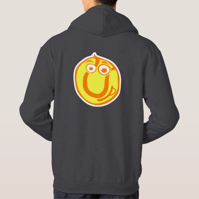 lustigt tennisbollhorn sweatshirt med luva (Baksida)