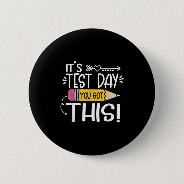 Lustigt testdag på testdagen Du Har den här underv Knapp (Framsida)
