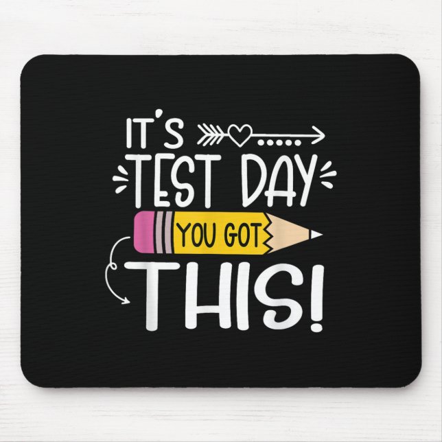 Lustigt testdag på testdagen Du Har den här underv Musmatta (Framsidan)