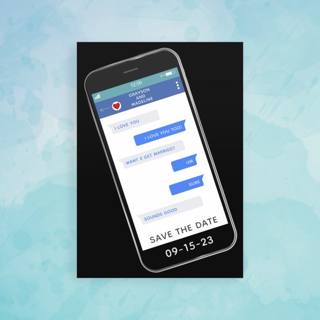 Lustigt textmeddelande Bröllop spara datum Spara Datumet (Skapare uppladdad)