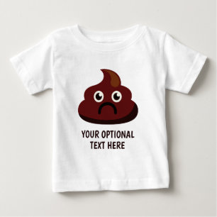 Lustigt textskjortor för POOP-anpassningsbar och j T Shirt