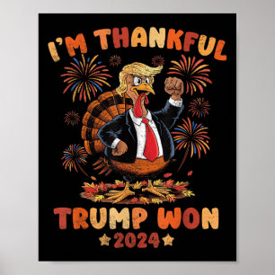 Lustigt Thanksgiving 2024 Val Winner Shirts Tru Poster